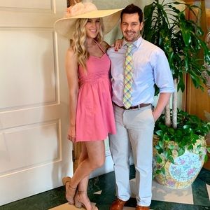 Lauren James Stratton solid seersucker dress